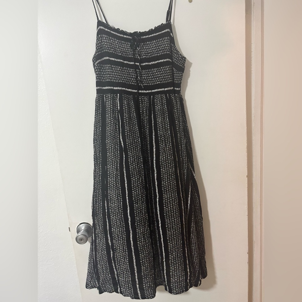 Elegant Black and White Women's Dress
